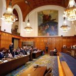 chamber at icj where nicaragua rules on a demand to order berlin to halt arms exports to israel in the hague netherlands april 30 2024 photo reuters